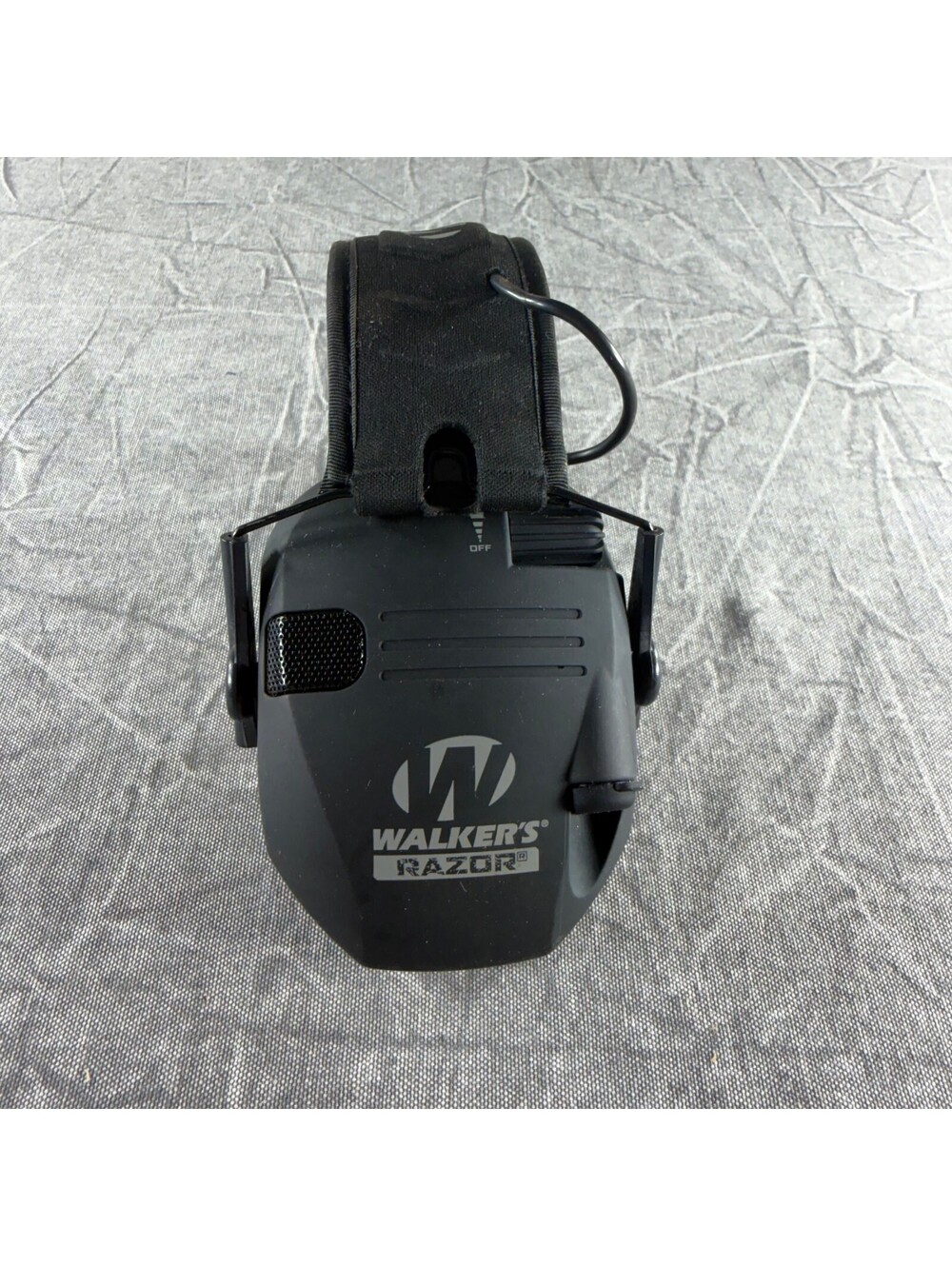Razor Slim Electronic Shooting Earmuffs Black 23dB NRR GWP-RSEM Tested